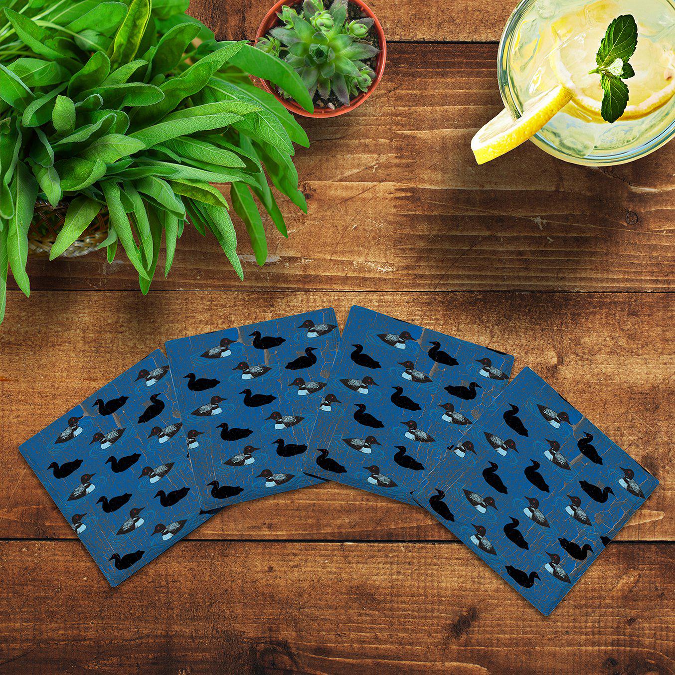 Loon Pattern |Drink Coaster