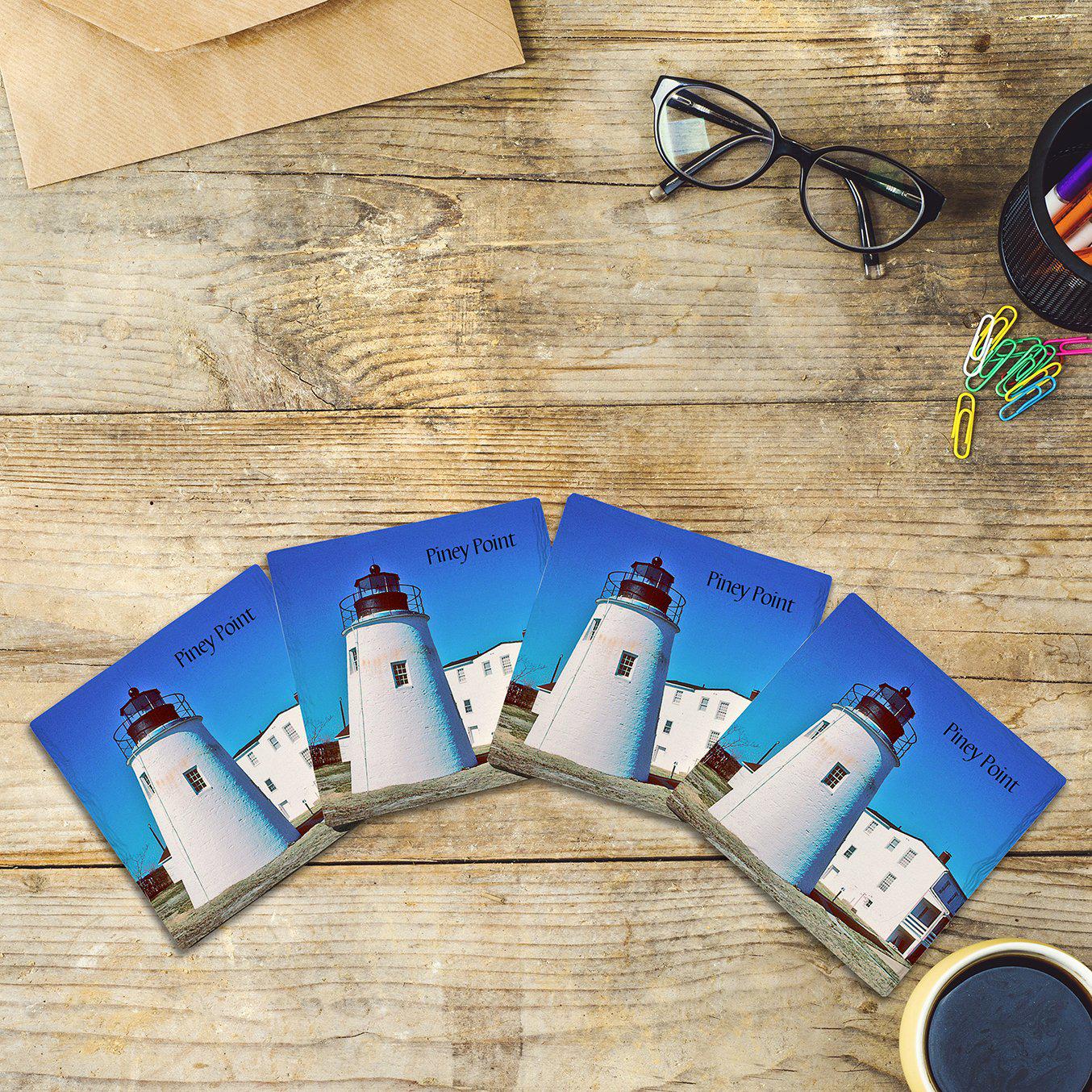 Piney Point Lighthouse, Maryland |Drink Coaster