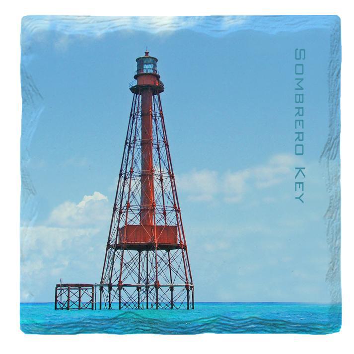 Sombrero Key Lighthouse, Florida |Drink Coaster