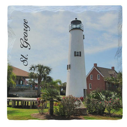 St. George Lighthouse, Florida |Drink Coaster