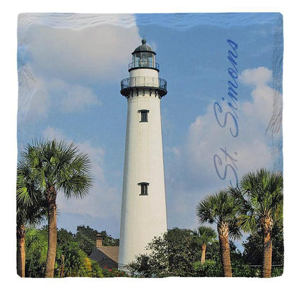 St. Simons Lighthouse, Georgia |Drink Coaster