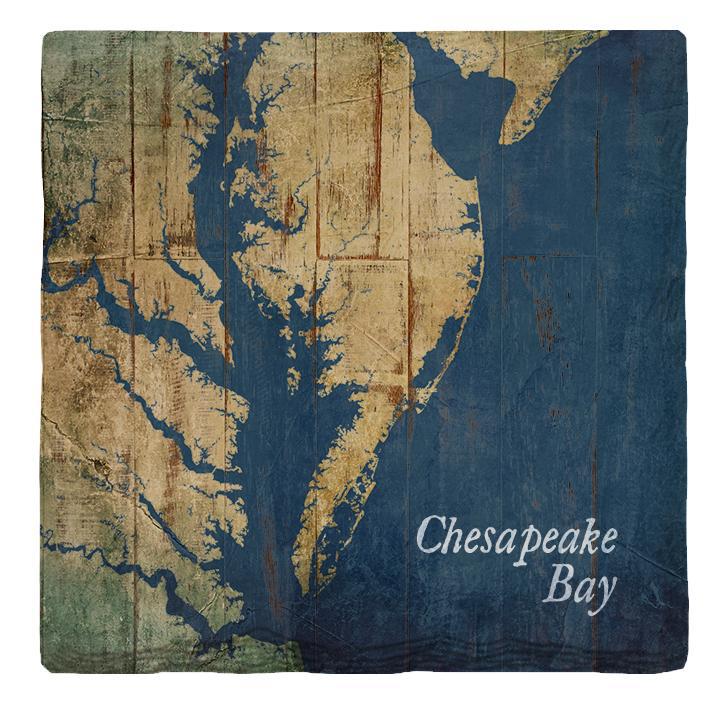 Chesapeake Bay Map |Drink Coaster