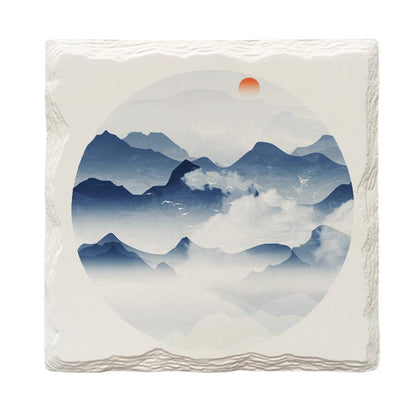 Watercolor Mountains | Drink Coaster