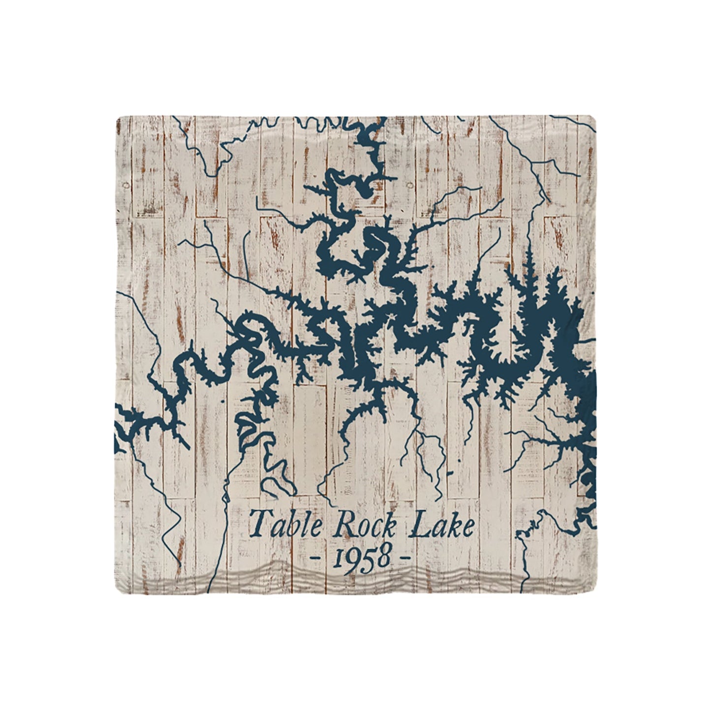 Table Rock Lake Map Coasters | Drink Coaster with Cork Backing