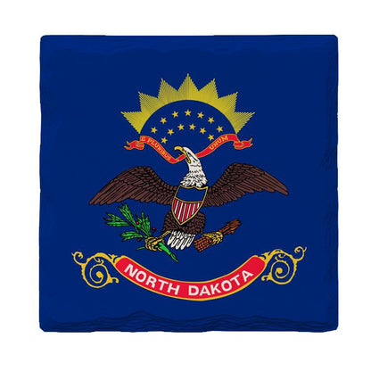 North Dakota State Flag | Drink Coaster