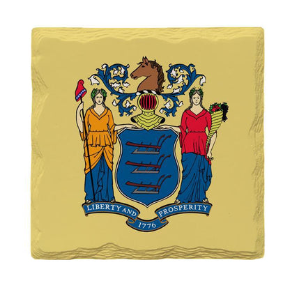 New Jersey State Flag | Drink Coaster