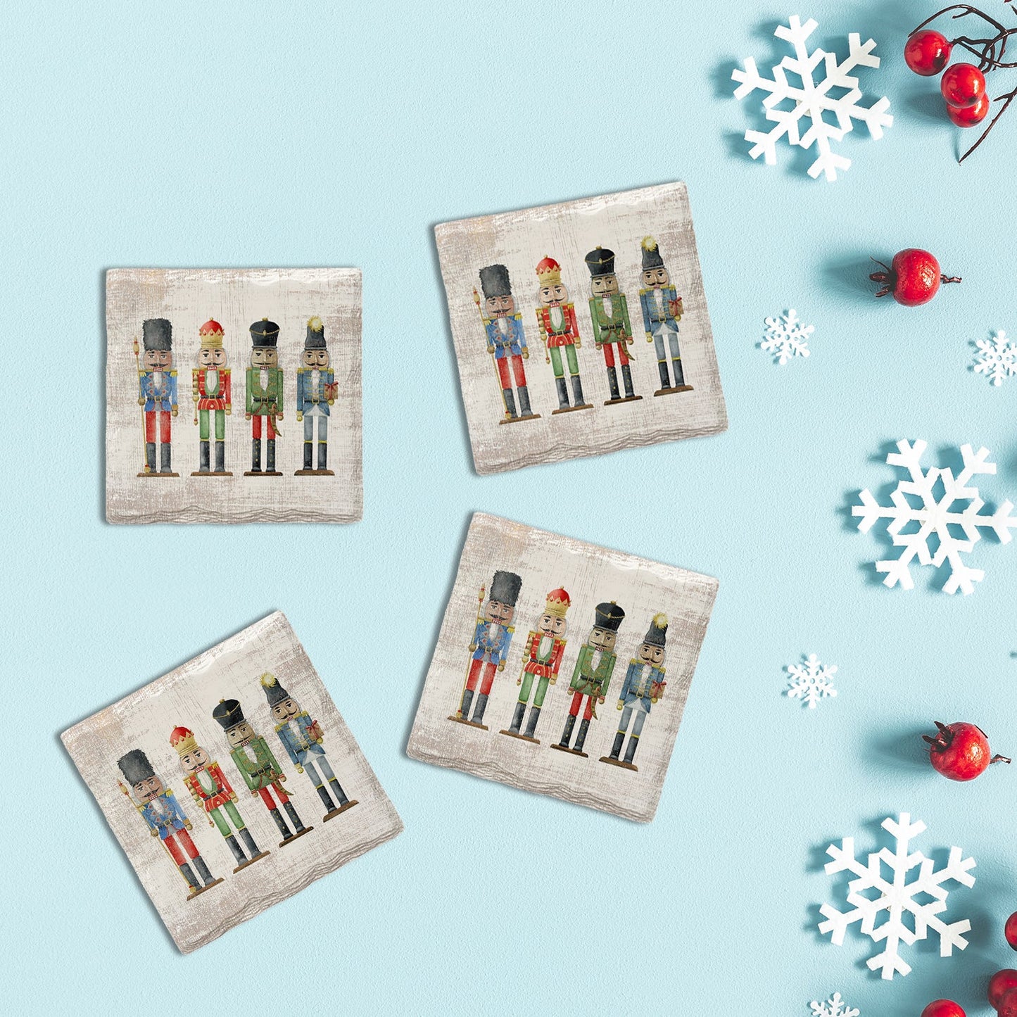 Holiday Christmas Nutcrackers | Drink Coaster