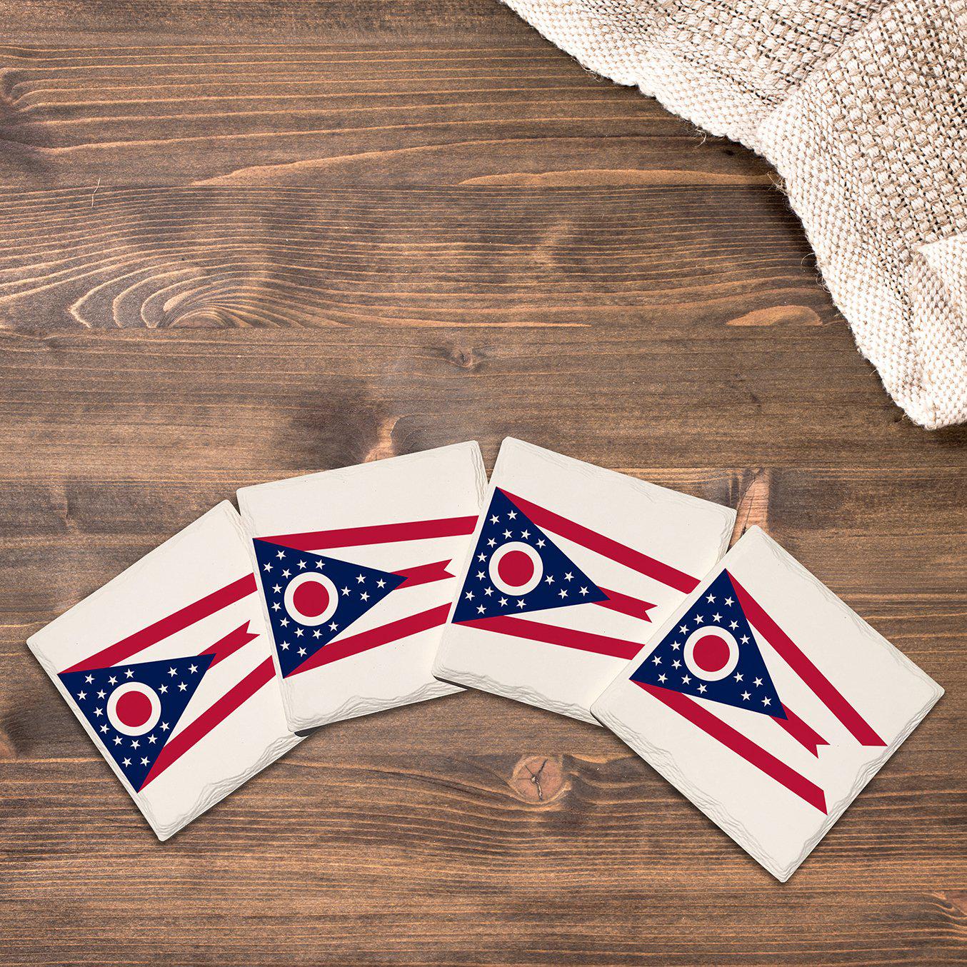 Ohio State Flag | Drink Coaster