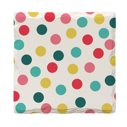 Colorful Polka Dots | Drink Coaster