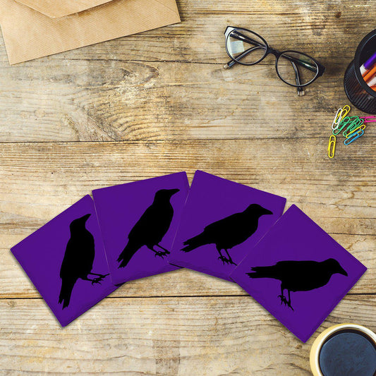 Purple Ravens | Drink Coaster