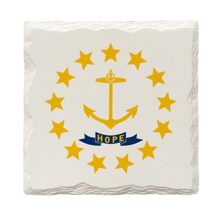 Rhode Island State Flag | Drink Coaster