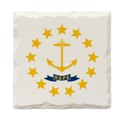 Rhode Island State Flag | Drink Coaster