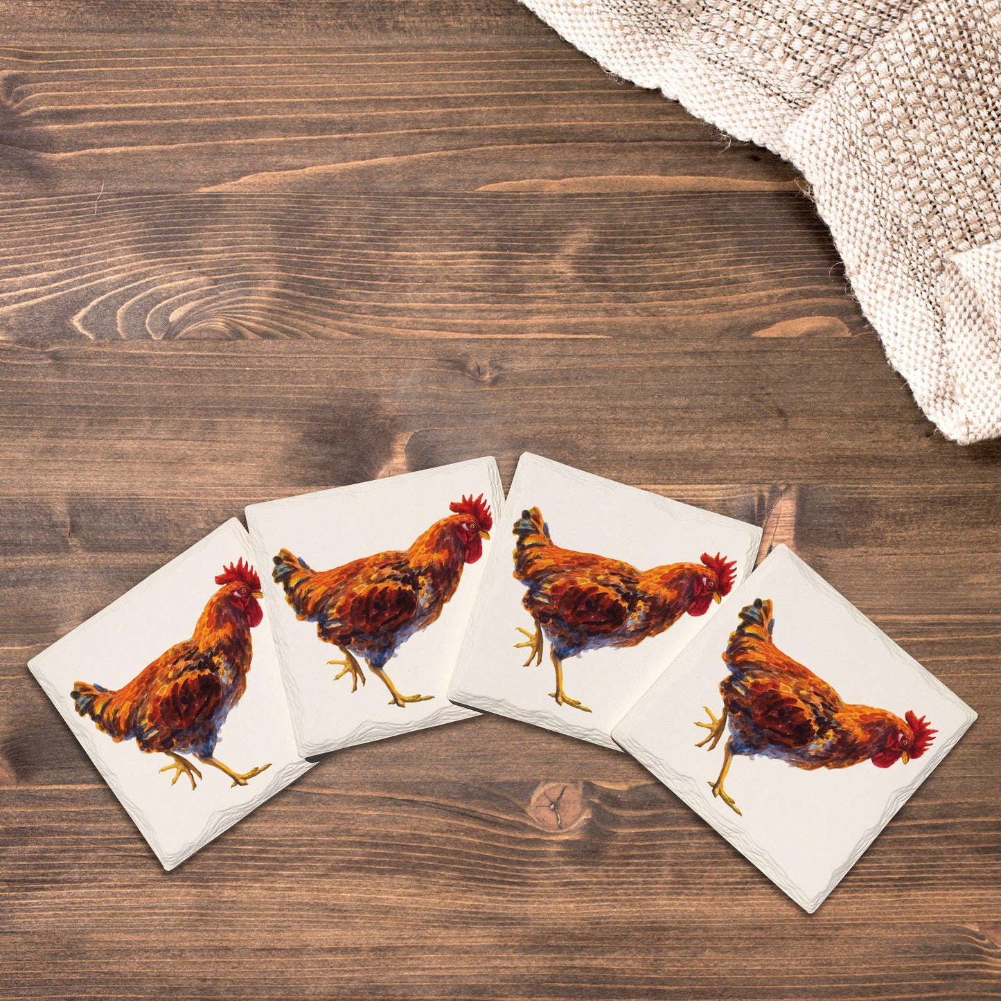 Farmhouse Rooster | Drink Coaster