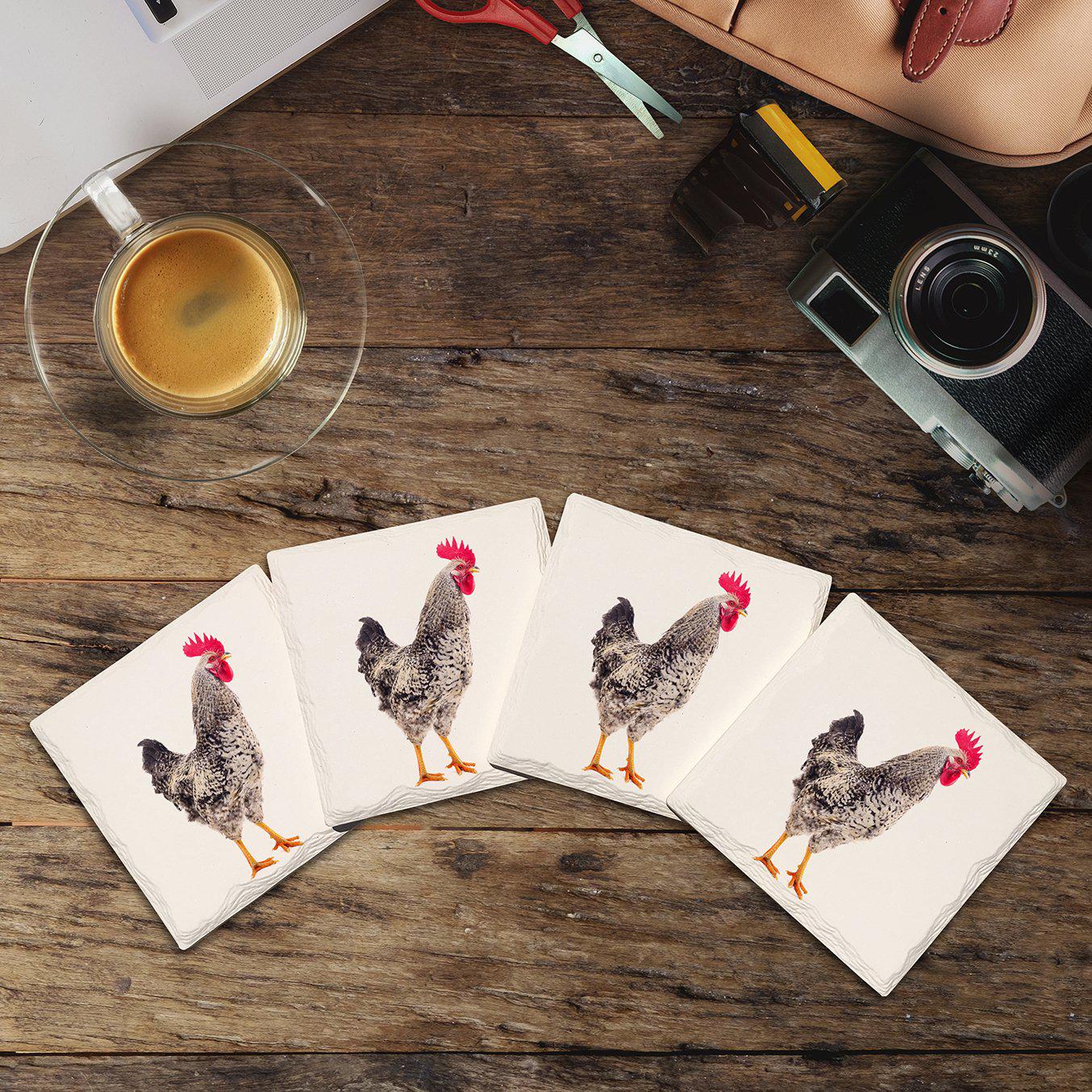 Farmhouse Rooster | Drink Coaster