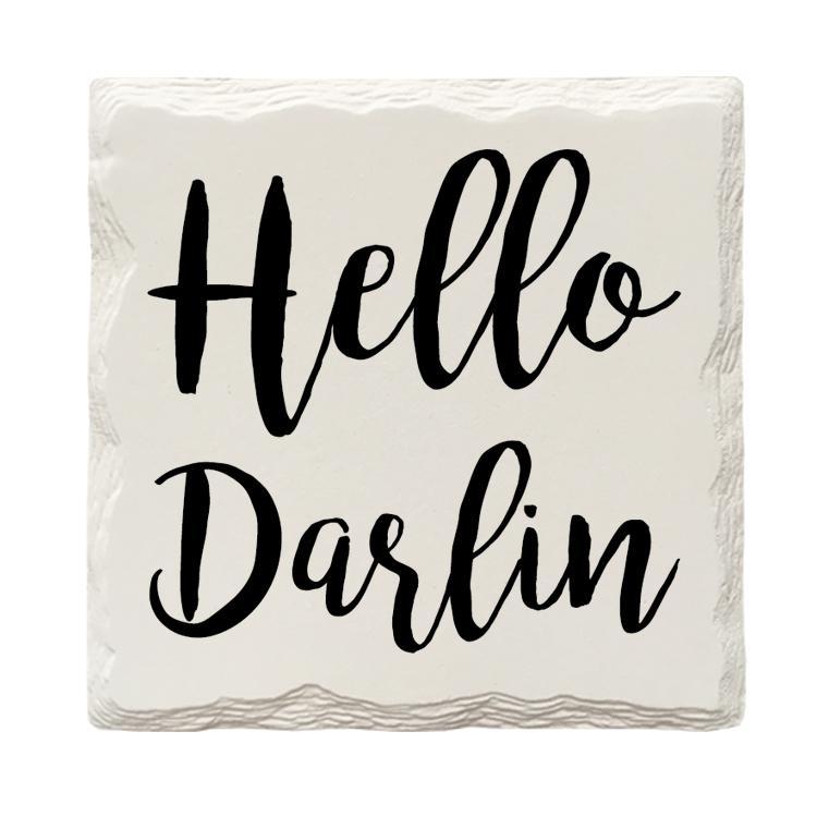 Hello Darlin Drink Coaster