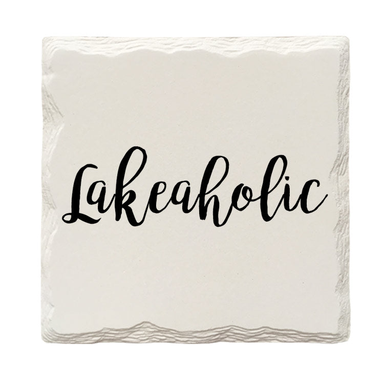 Lakeaholic Drink Coaster