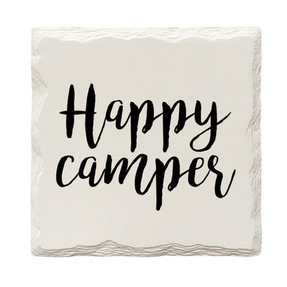 Happy Camper Drink Coaster