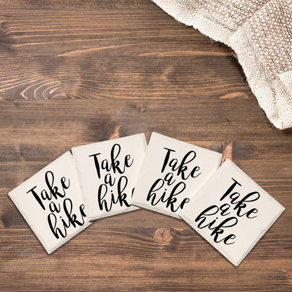 Take A Hike Drink Coaster