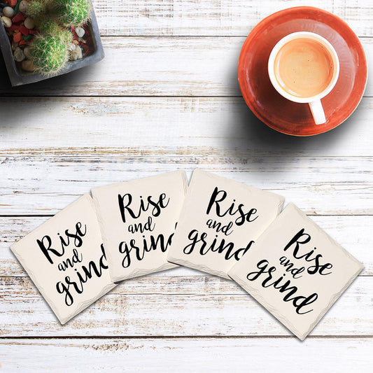 Rise and Grind Drink Coaster