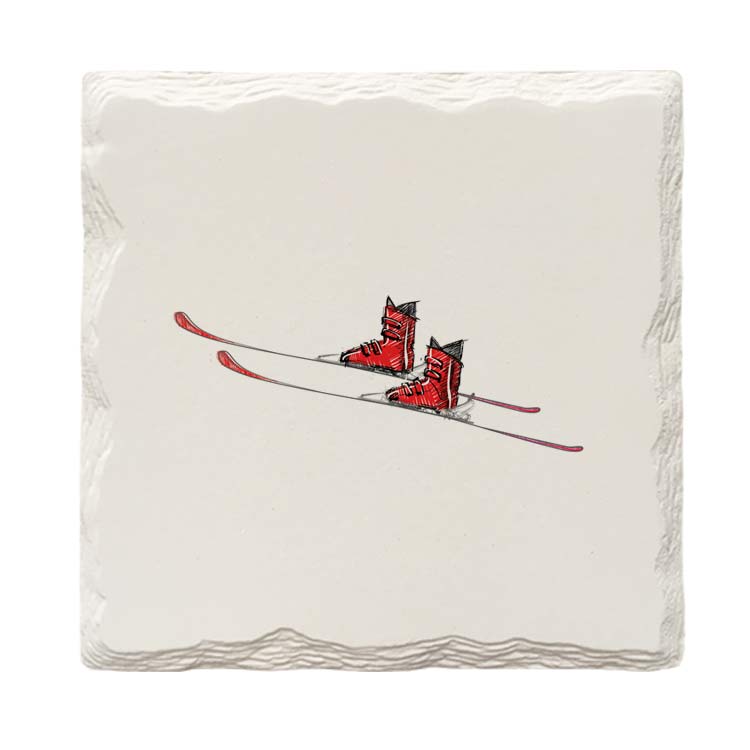 Classic Skis | Drink Coaster