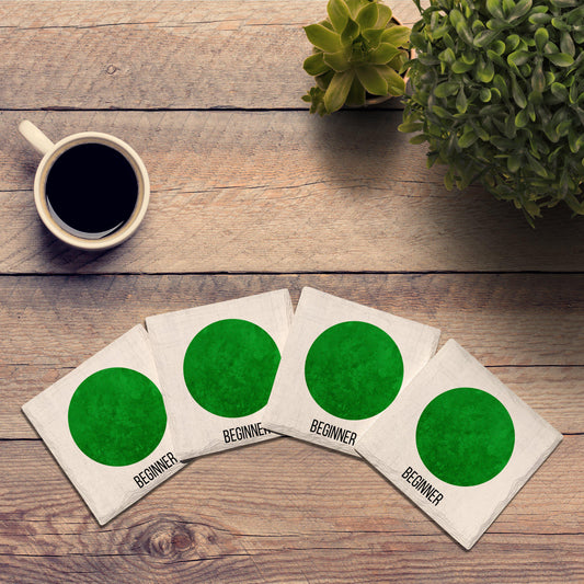 Green Circle Symbol | Drink Coaster