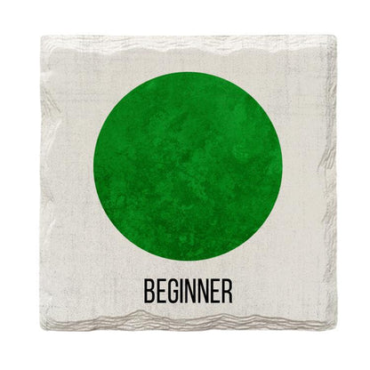 Green Circle Symbol | Drink Coaster