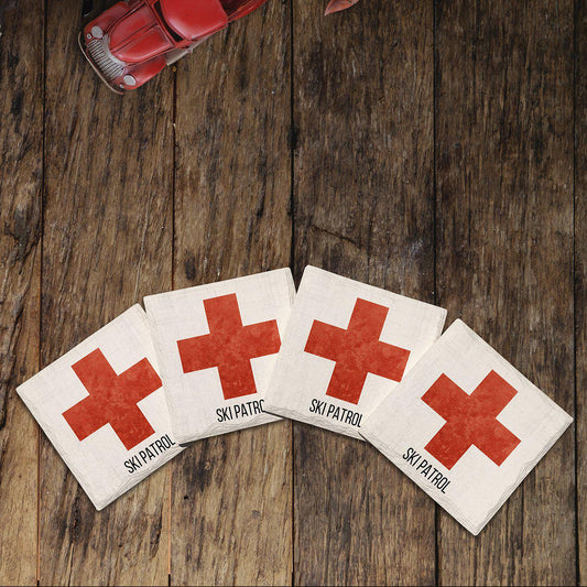 Ski Patrol | Drink Coaster