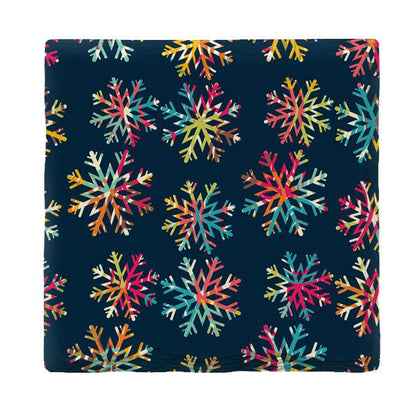 Colorful Snowflakes | Drink Coaster