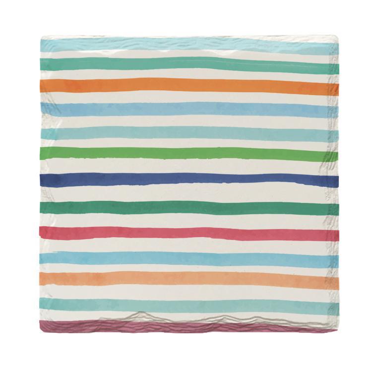 Colorful Stripes | Drink Coaster