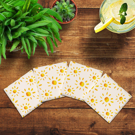 Sun Pattern | Drink Coaster