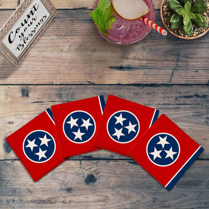 Tennessee State Flag | Drink Coaster