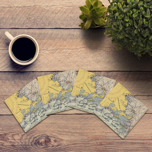 Cape Cod Map | Drink Coaster