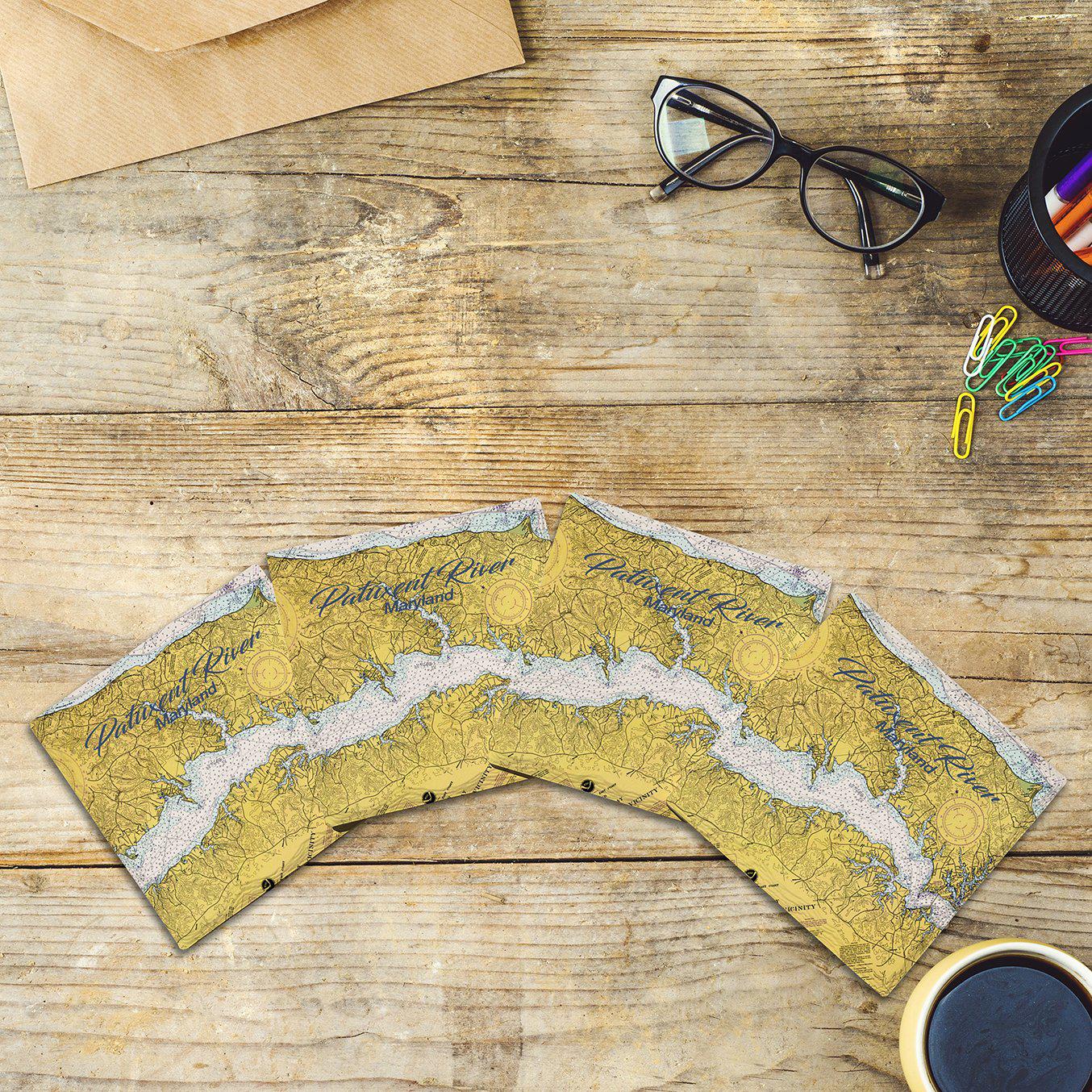 Patuxent River, Maryland Map | Drink Coaster