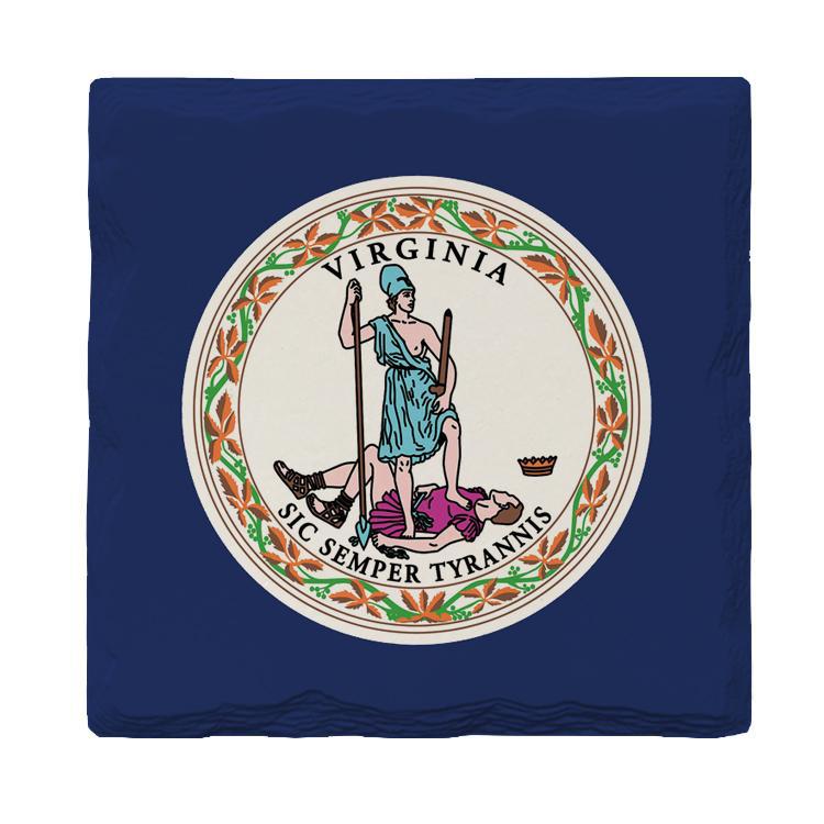 Virginia State Flag | Drink Coaster