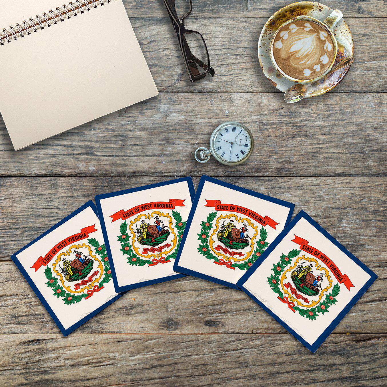 West Virginia State Flag | Drink Coaster