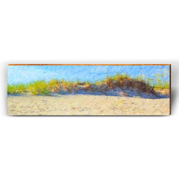 Sand Dune Landscape | Wall Art Print on Real Wood