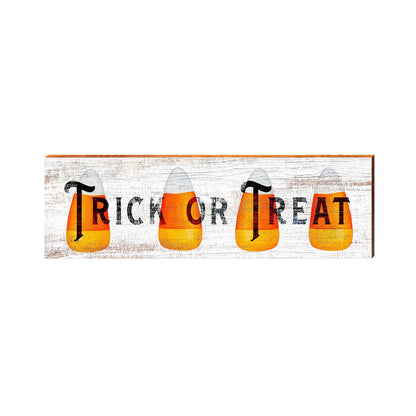 Halloween Candy Corn Sign | Wall Art Print on Real Wood