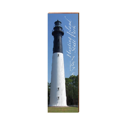 Hunting Ilsnad State Park Lighthouse | Real Wood Art Print