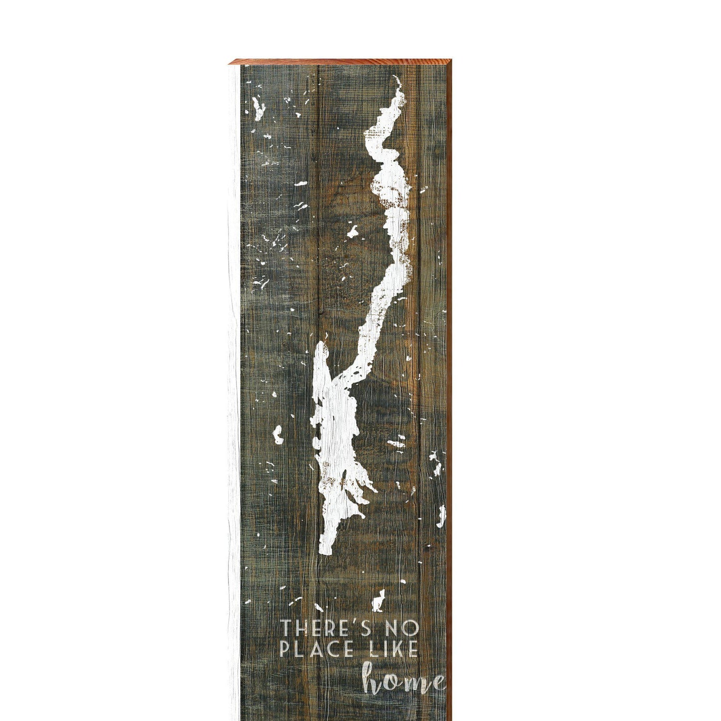 Lake George No Place Like Home   | Wall Art Print on Real Wood