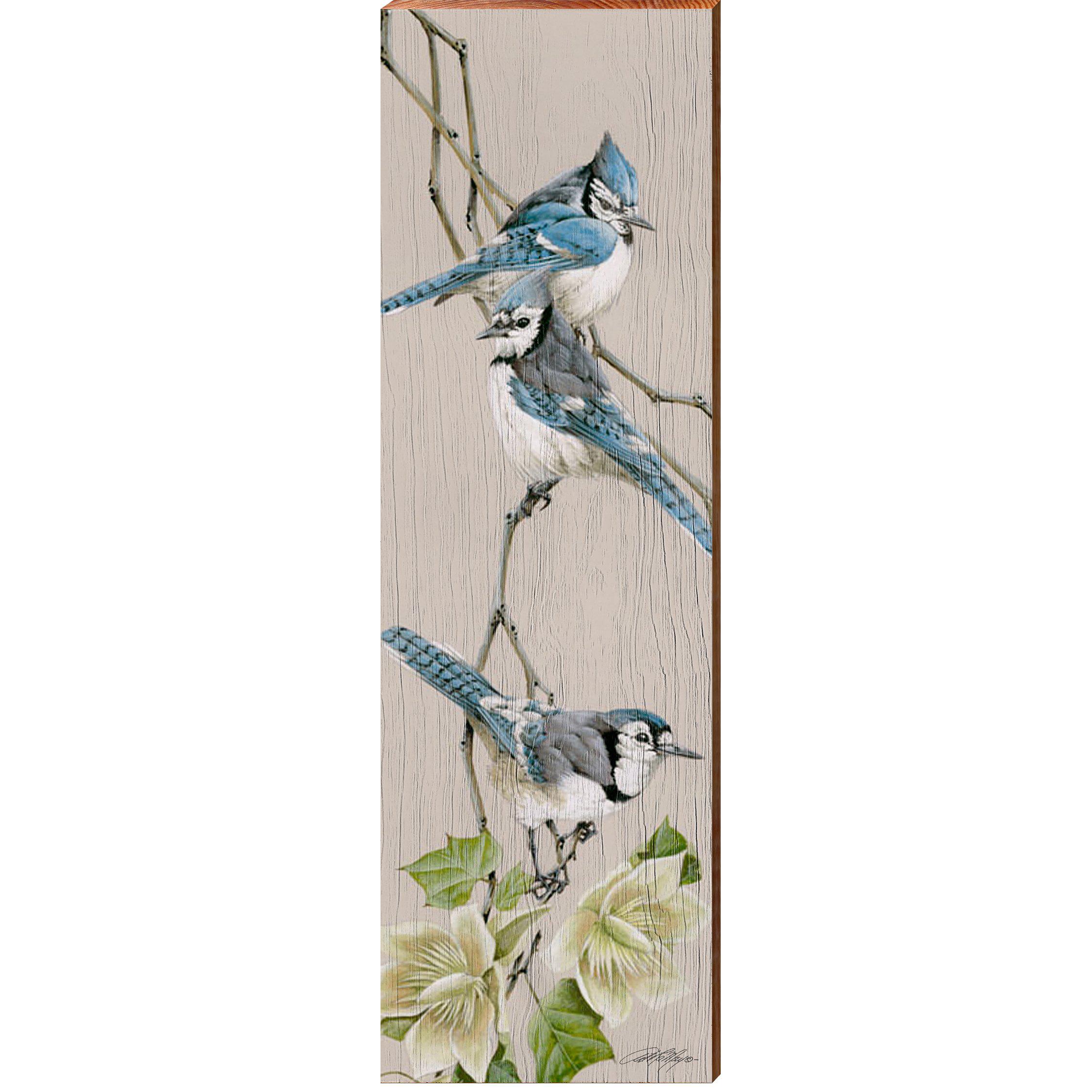 Art Lamay | Blue Jays | Wall Art Print on Real Wood – Mill Wood Art ...