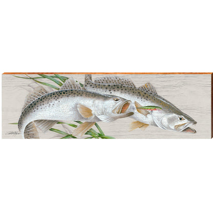 Art Lamay | Trout | Wall Art Print on Real Wood