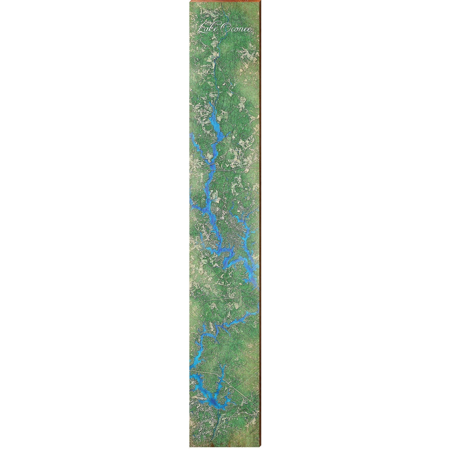 Lake Oconee, Georgia Satellite Styled Map Large Wall Art | Wall Art ...