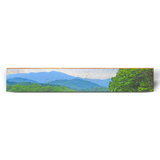 Blue Ridge Large | Wall Art Print on Real Wood