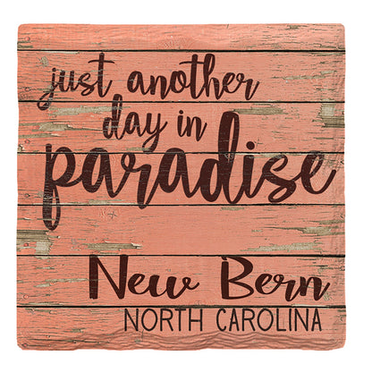 Paradise New Bern, NC | Absorbent Ceramic Drink Coaster