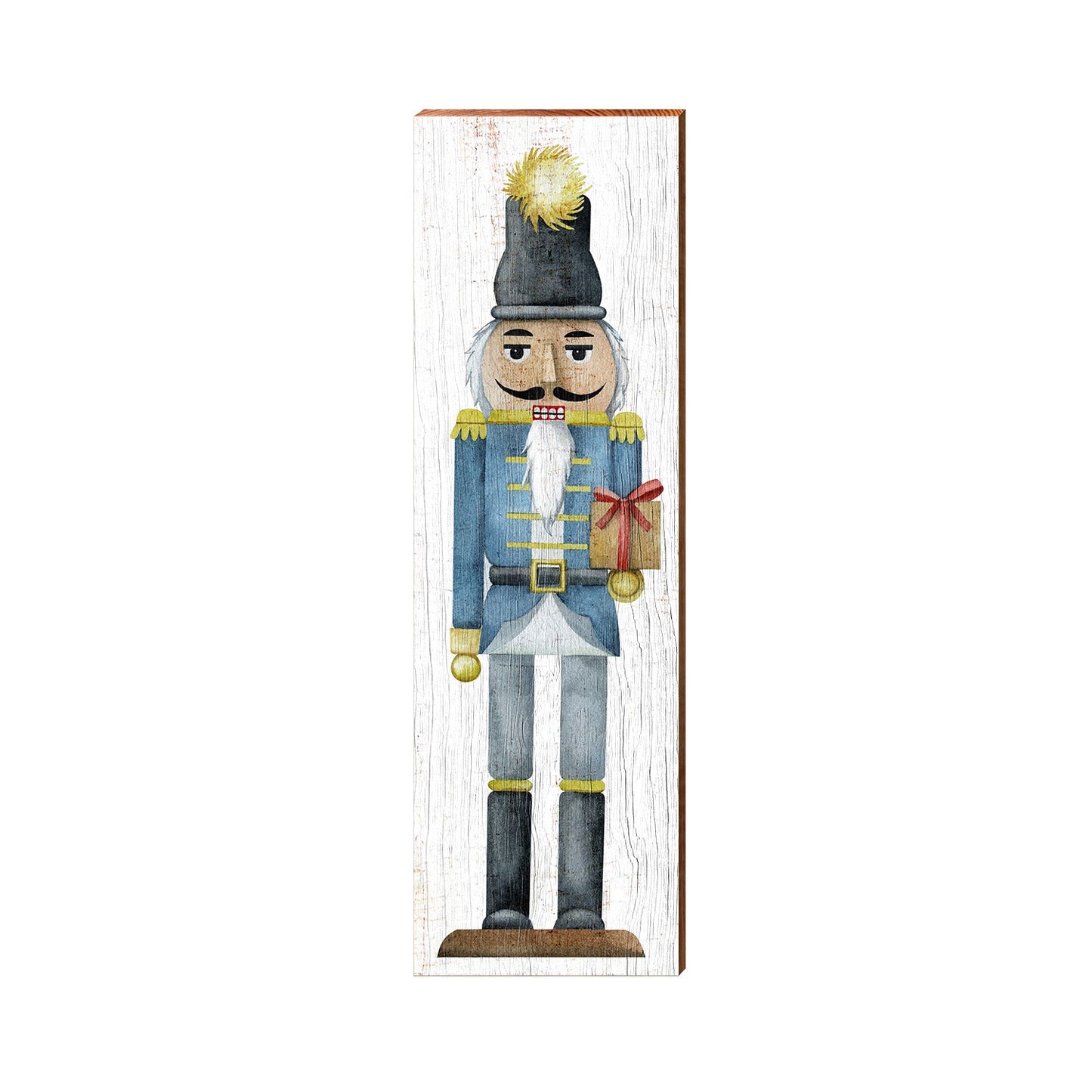 Nutcracker Christmas Sign | Wall Art Print on Real Wood