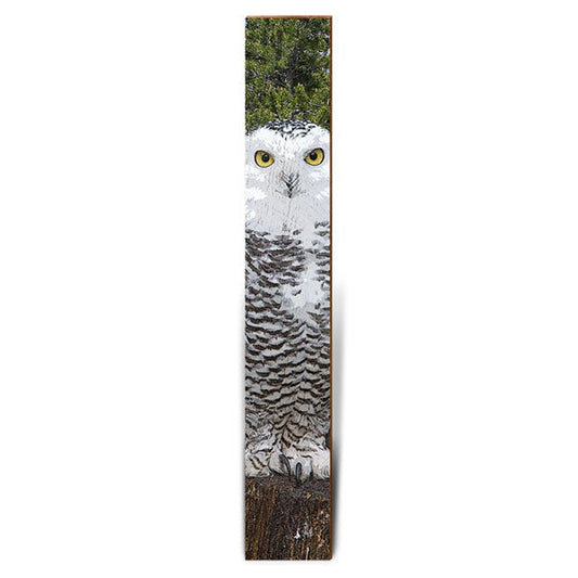 Horned Owl Large | Wall Art Print on Real Wood