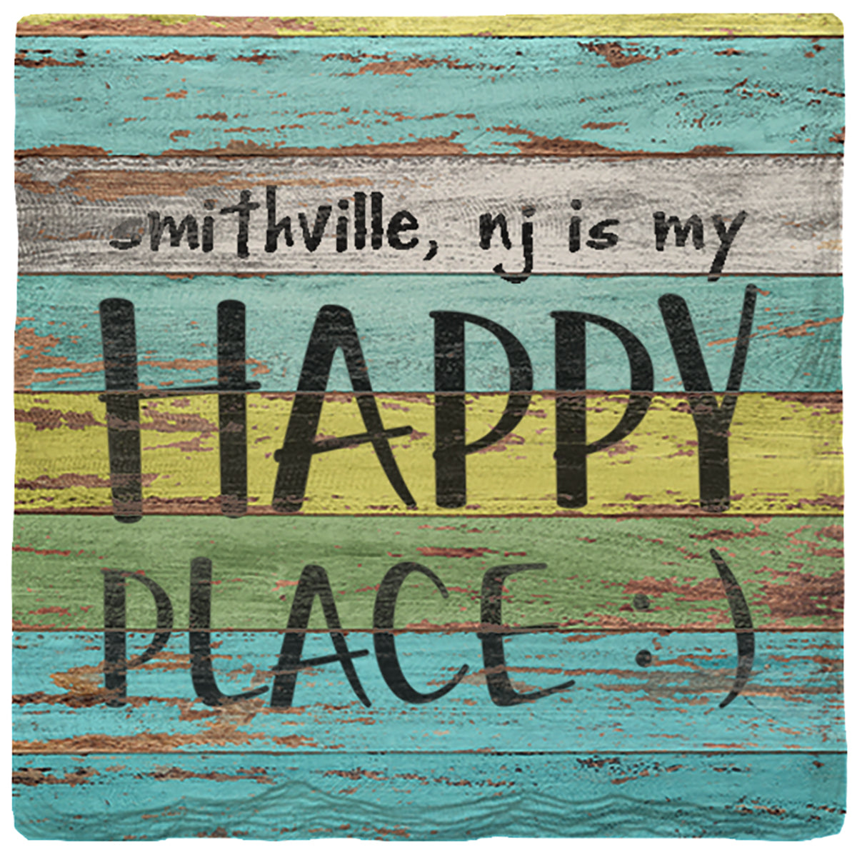 Smithville, New Jersey is My Happy Place | Absorbent Ceramic Drink Coaster