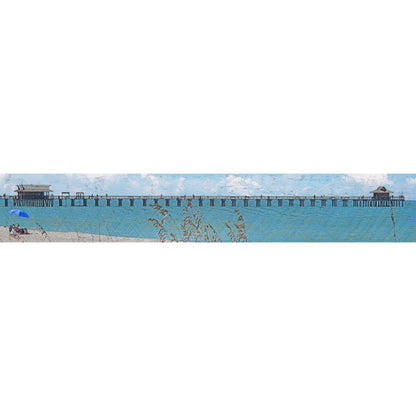 Naples Pier, Florida Wooden Sign | Wall Art Print on Real Wood