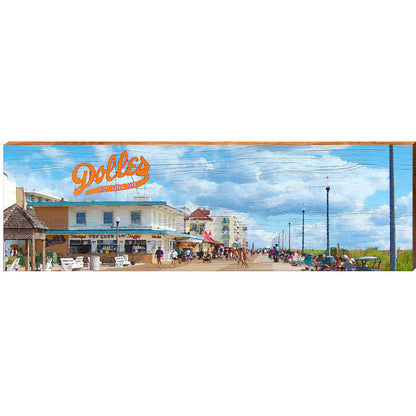 Dolles | Wall Art Print on Real Wood