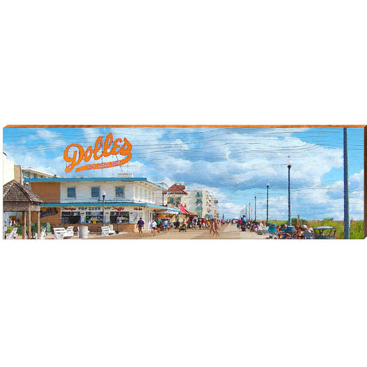 Dolles | Wall Art Print on Real Wood